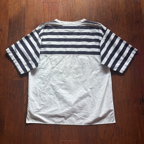 Pier Connection Vintage Cotton Striped Yacht Tee | Unisex Size XL - Picture 4 of 10